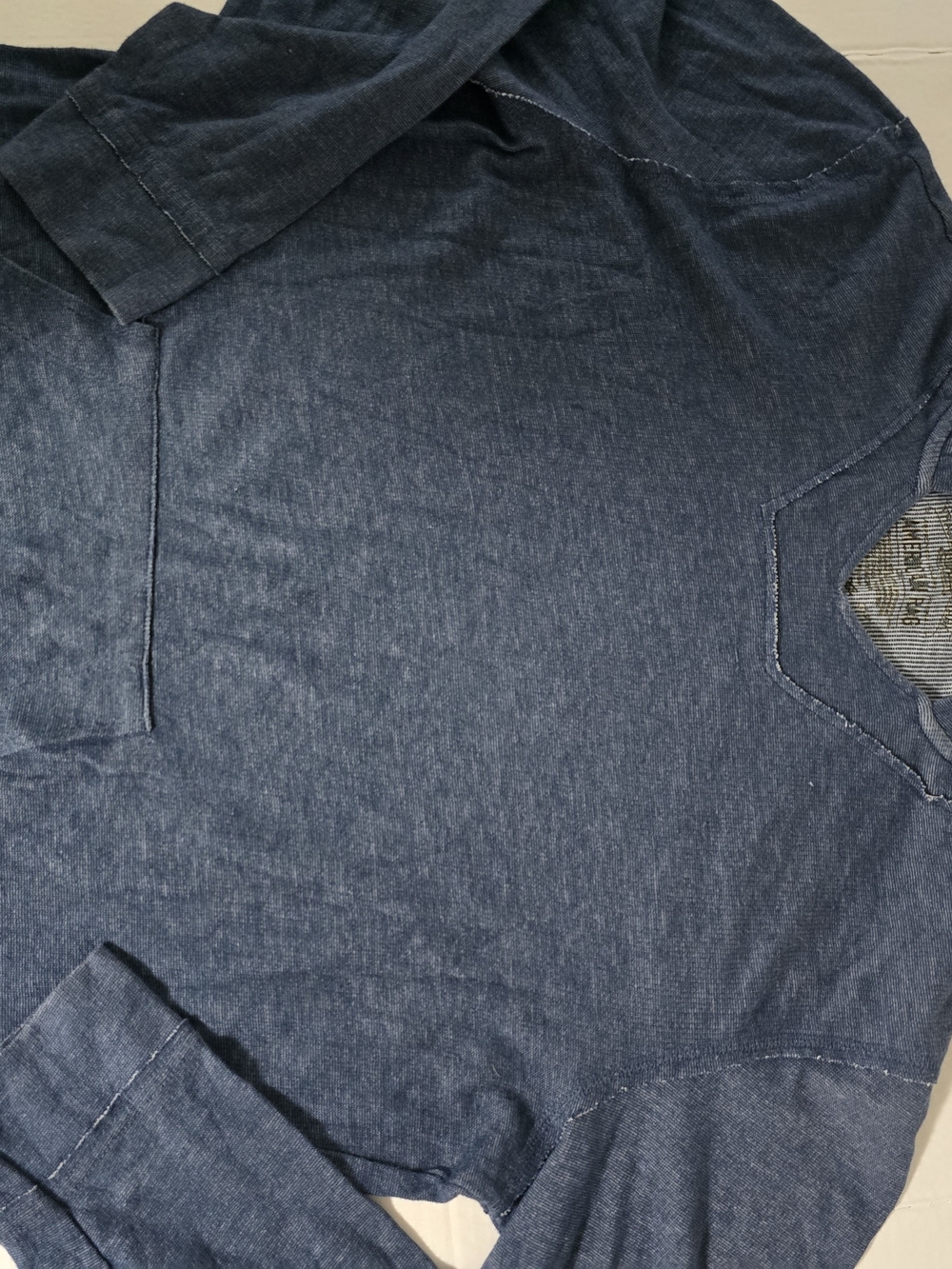 American Rag Women's Long Sleeve Crewneck Sweatshirt - Heather Navy